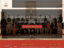 Tablet Screenshot of jagritiyatra.com